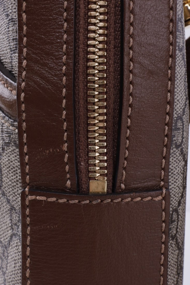 GUCCI INTERLOCKING G PATCH SLING BAG - 8