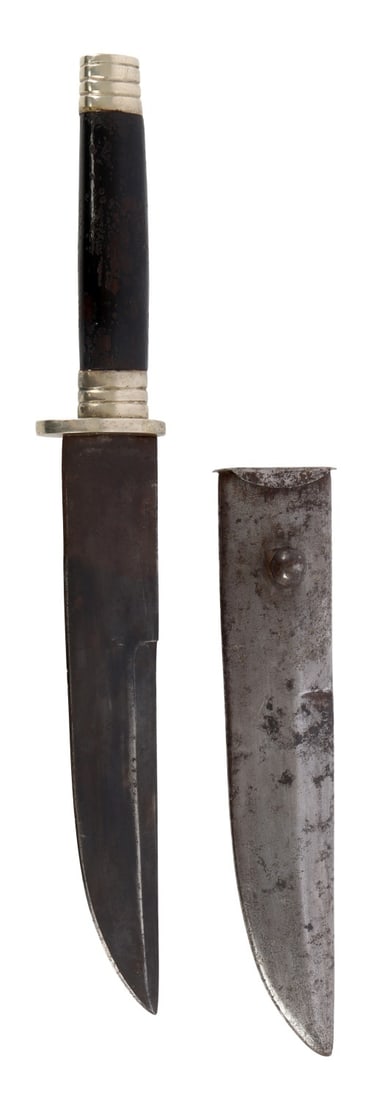 19TH CENTURY STRAIGHT POINT BOWIE KNIFE (1 of 6)