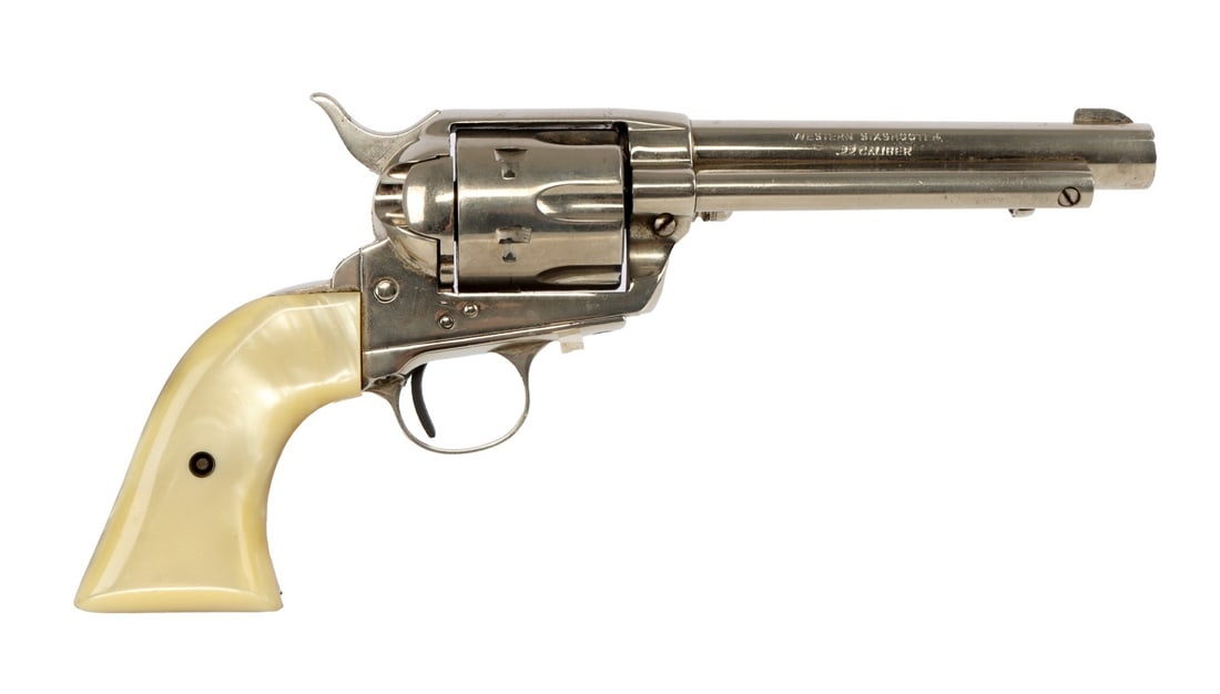 HAWES SAUER WESTERN SIXSHOOTER .22 REVOLVER (1 of 8)