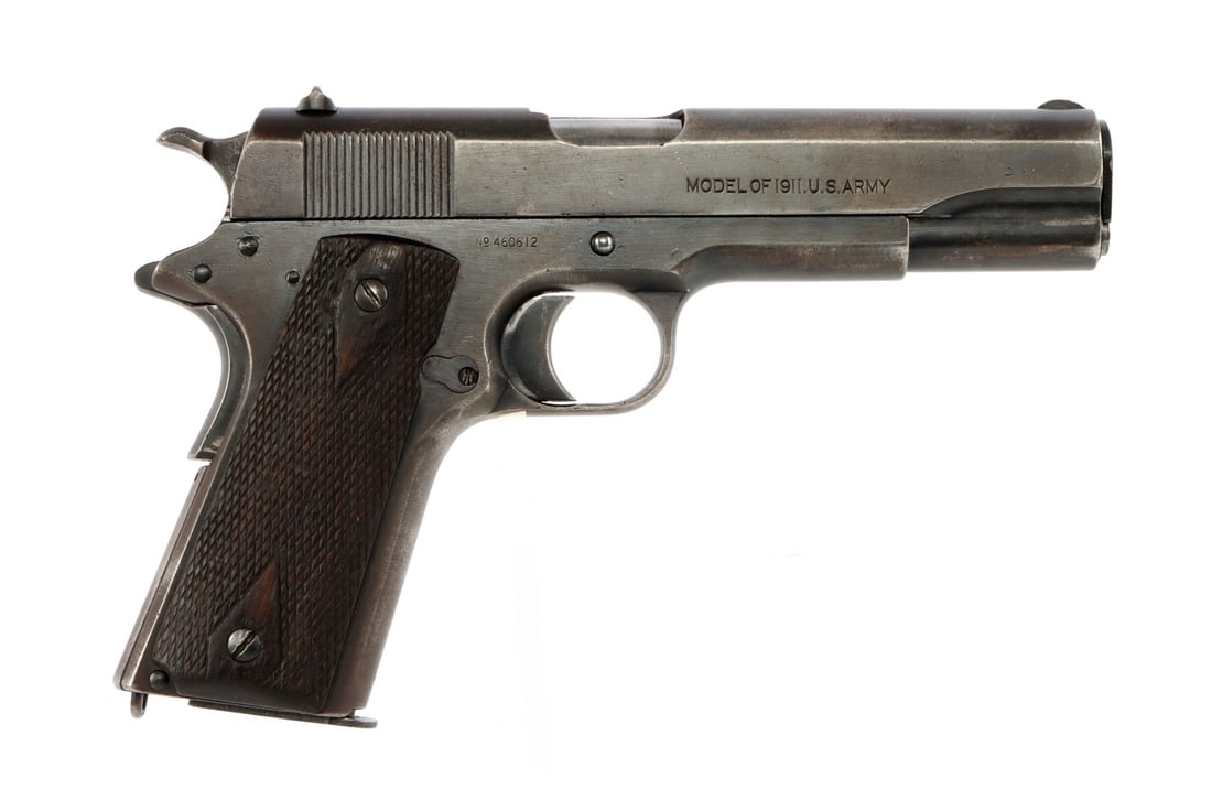 WWI COLT MODEL 1911 BLACK ARMY .45 ACP (1 of 10)