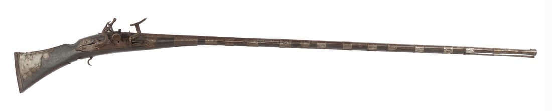 NORTH AFRICAN MOUKAHLA OR KABYLE SNAPHAUNCE MUSKET (1 of 9)