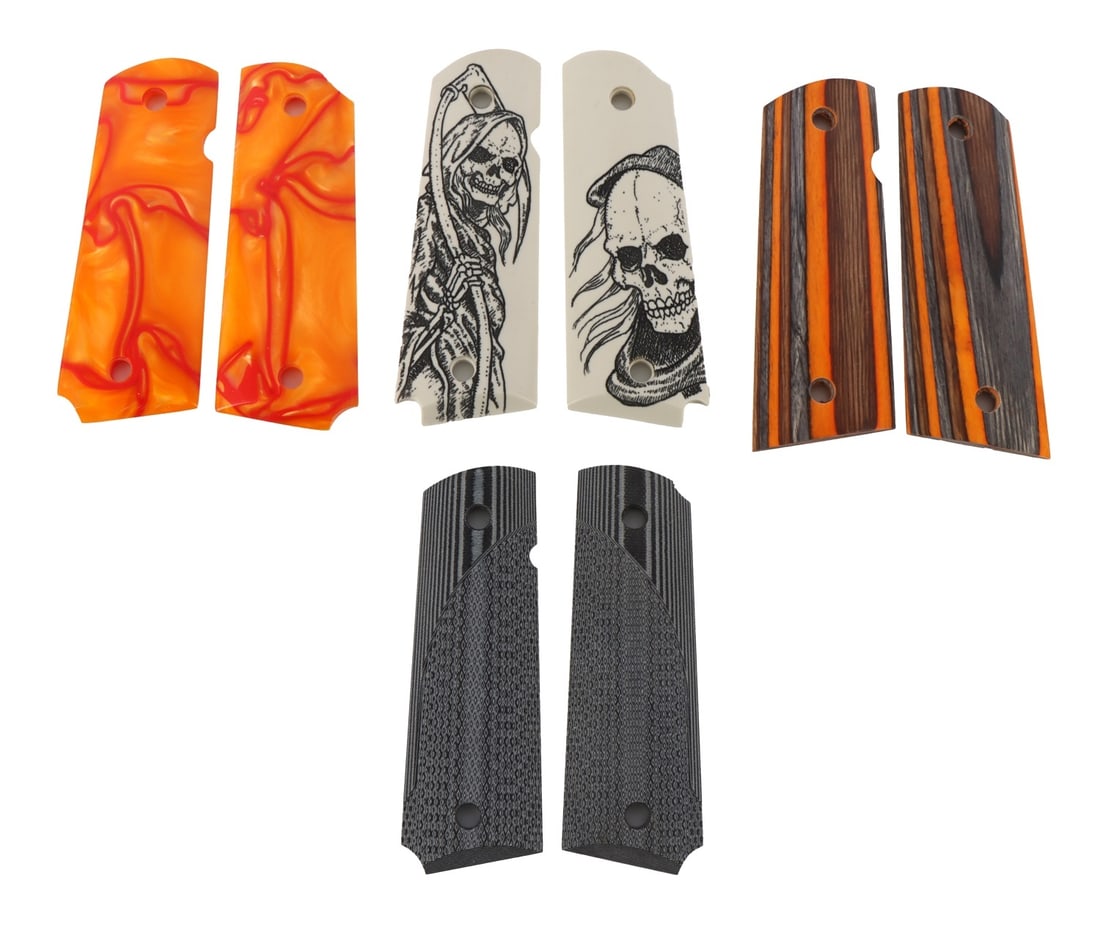 COLT M1911 PISTOL CUSTOM GRIPS LOT OF 4 (1 of 5)