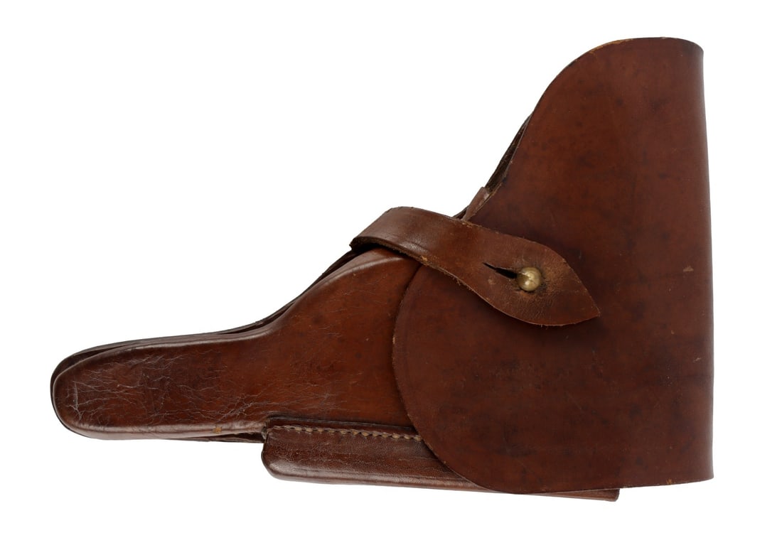 WWII BULGARIAN LUGER PISTOL LEATHER HOLSTER (1 of 4)