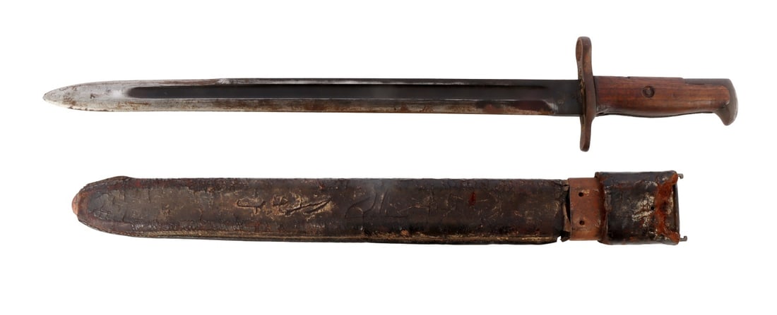 WWI US M1905 SPRINGFIELD SWORD BAYONET & SCABBARD (1 of 6)