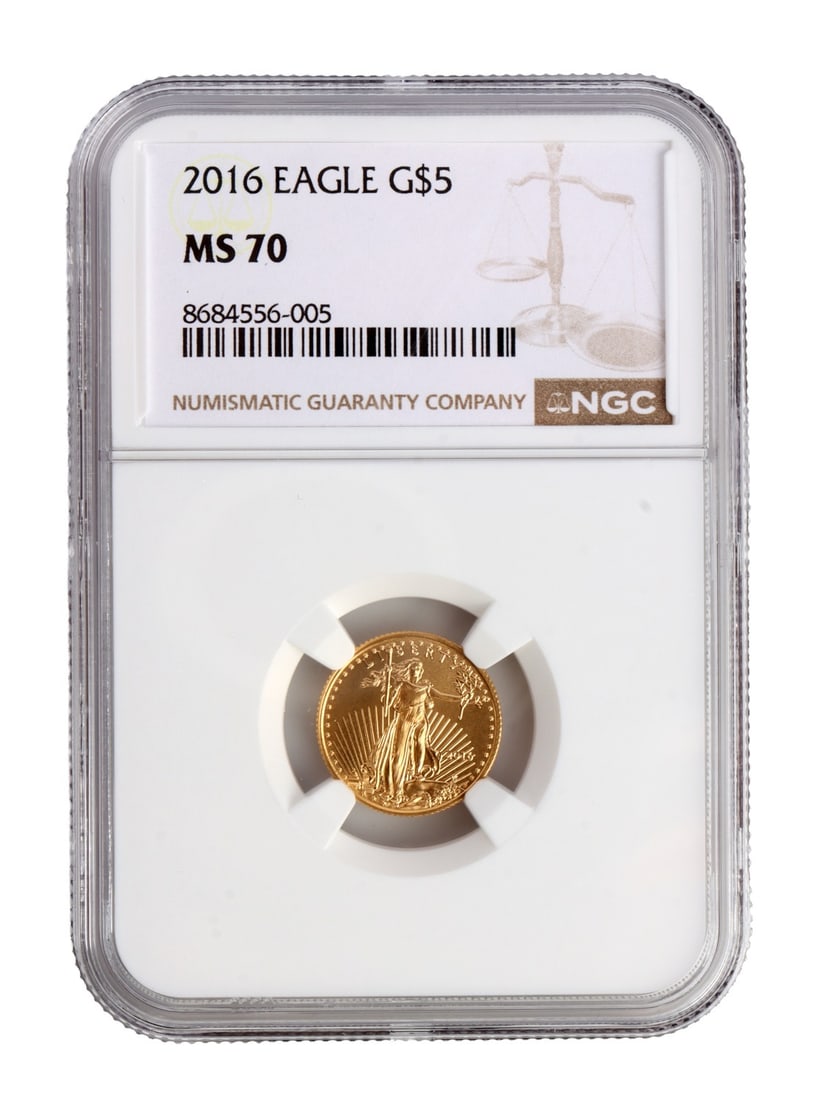 2016 NGC GRADED US 1/10 OZT GOLD EAGLE COIN (1 of 4)