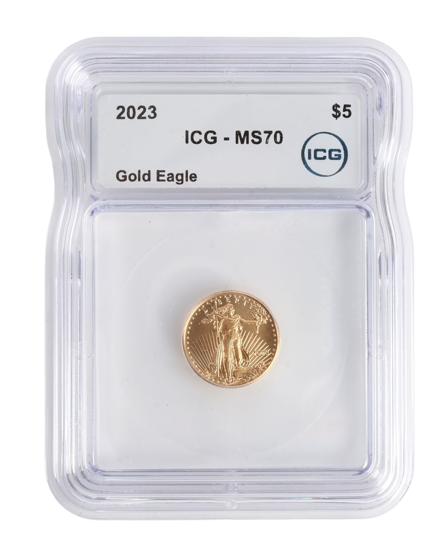 2023 ICG GRADED US 1/10 OZT GOLD EAGLE COIN (1 of 4)