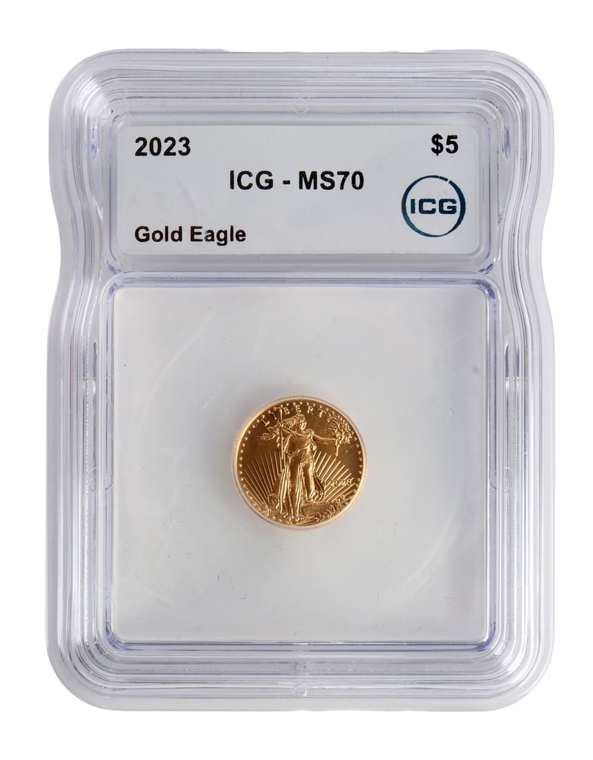 2023 ICG GRADED US 1/10 OZT GOLD EAGLE COIN (1 of 4)