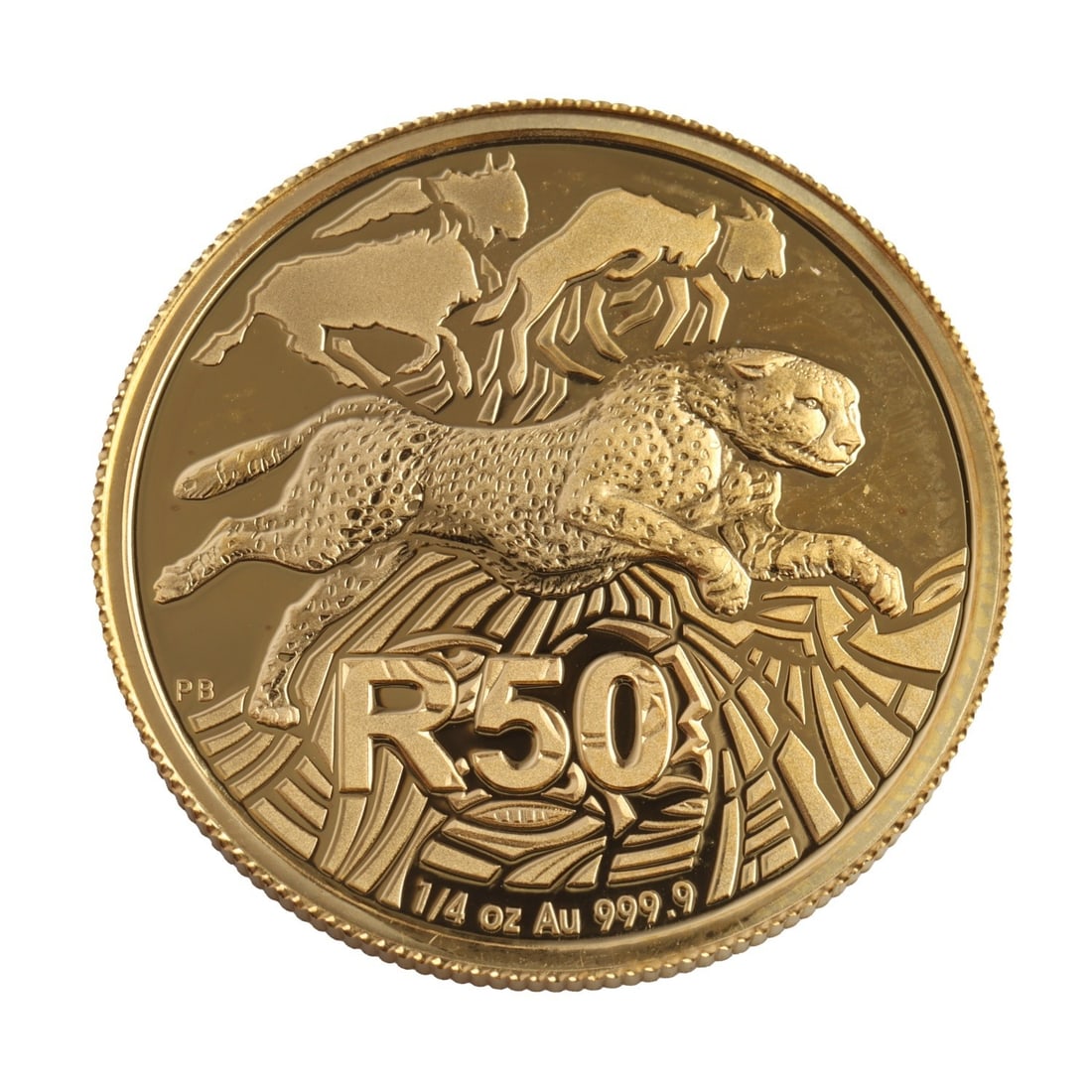 SOUTH AFRICA .999 GOLD COIN BIG FIVE LEOPARD (1 of 5)