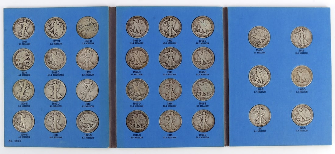 BOOK OF EVERY LIBERTY SILVER DOLLAR 1937-1947 (1 of 5)