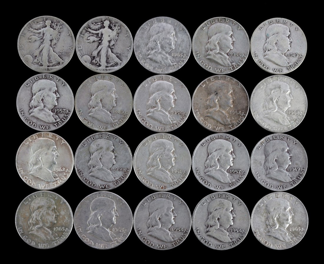 $10 FACE VALUE US CONSTITUTIONAL SILVER PRE-1964 (1 of 2)