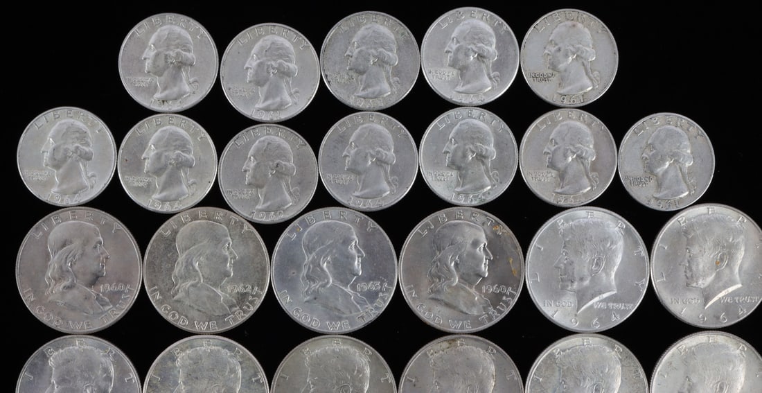 $12 FACE VALUE US CONSTITUTIONAL SILVER MINT STATE - 2