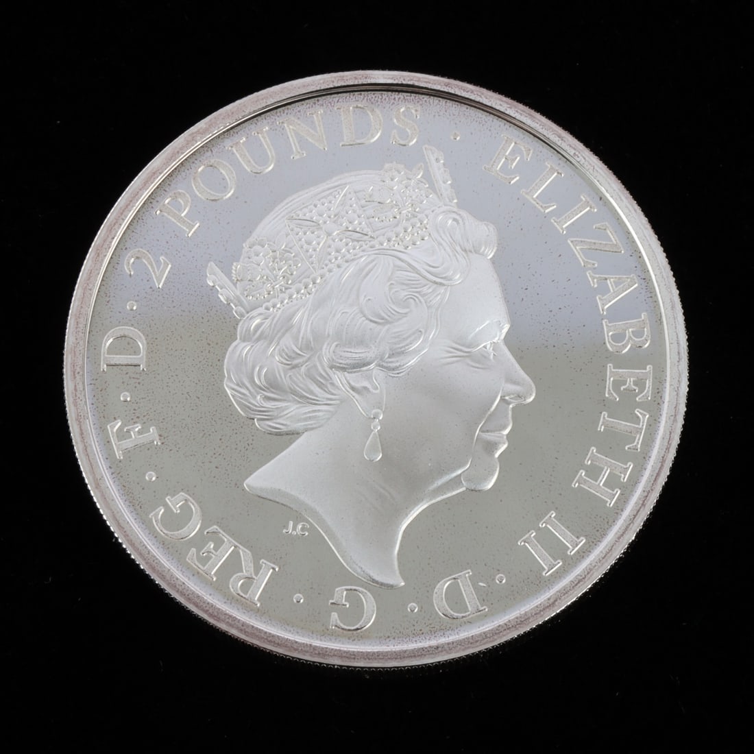 .999 FINE SILVER UNICORN QUEENS BEAST 1 OZT COIN (1 of 5)