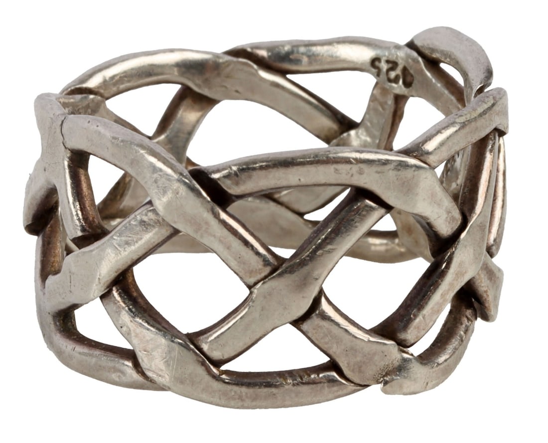 925 STERLING SILVER MENS RING (1 of 5)