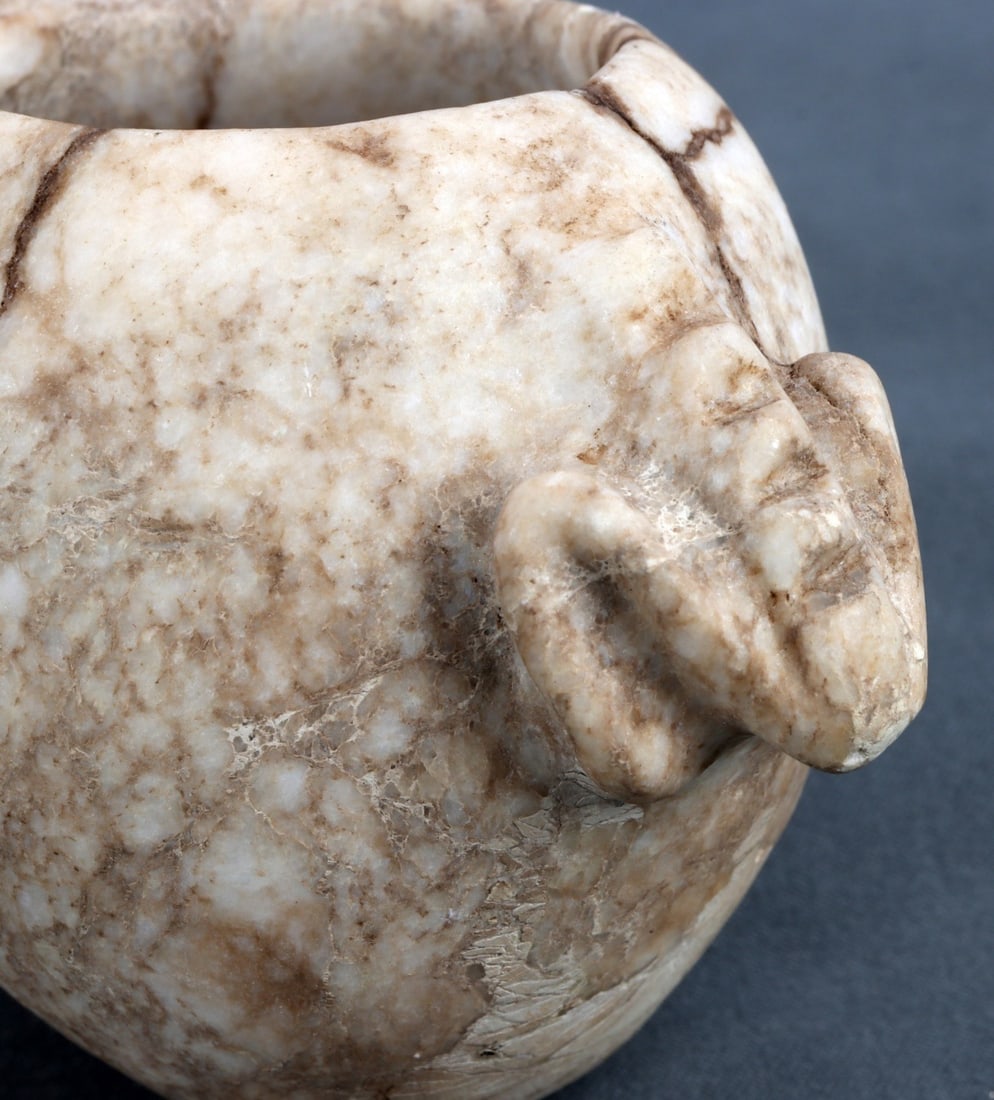 SMALL ANTHROMORPHIC TAINO VESSEL - 8