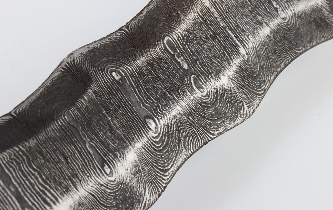 DAMASCUS PATTERN FIGHTING DAGGER - 5