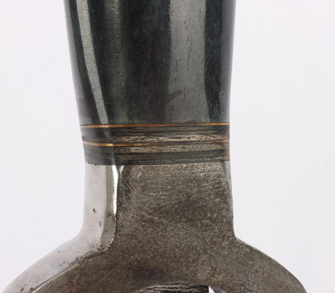 DAMASCUS PATTERN FIGHTING DAGGER - 8