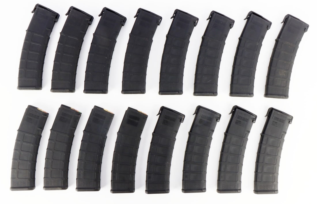 AR15 .223 FULL 45 ROUND MAGAZINES PMAG LOT OF 16 (1 of 3)