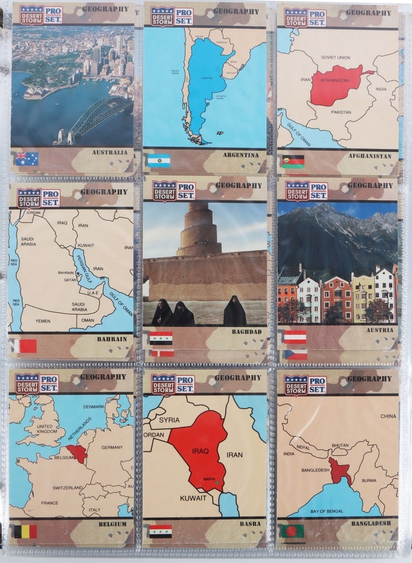 US GWOT DESERT STORM PRO SET TRADING CARD 500 PCS (1 of 6)