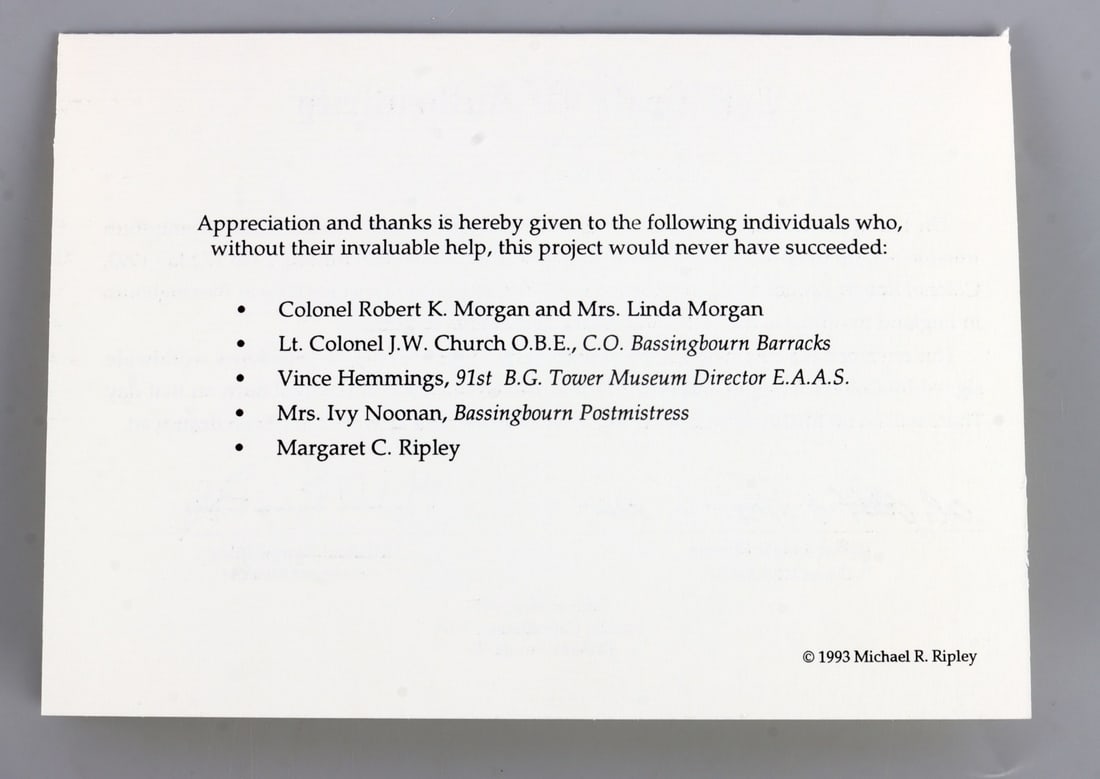 WWII ROBERT MORGAN PILOT SIGNED ENVELOPE - 10