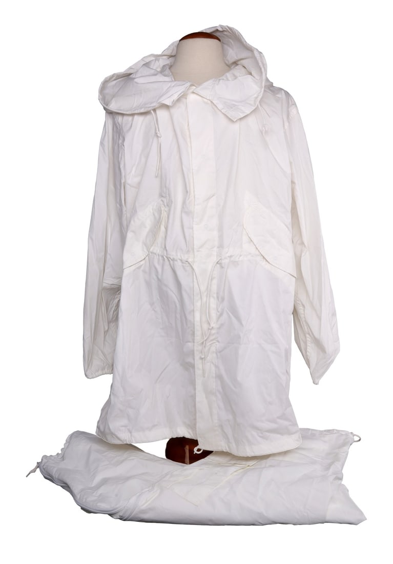 US MILITARY SNOW CAMOUFLAGE PARKA & TROUSERS (1 of 12)