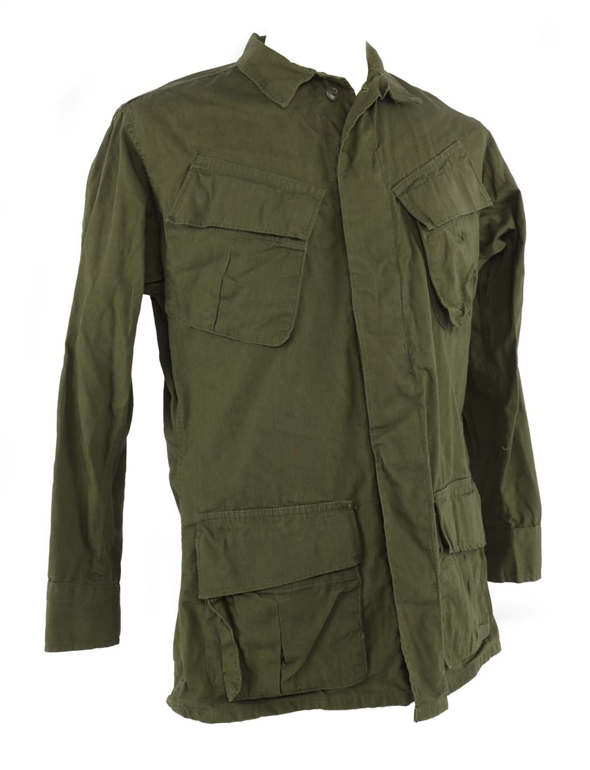 VIETNAM US TROPICAL COMBAT COAT NON RIPSTOP SMALL (1 of 7)