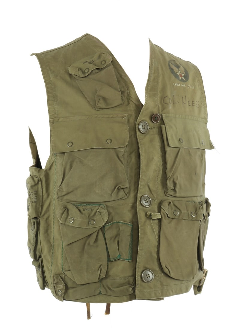 WWII USAAF NAMED C-1 EMERGENCY SURVIVAL VEST (1 of 14)