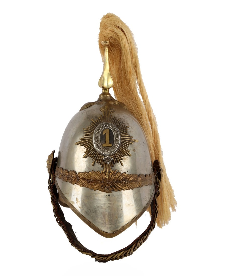 UK 1ST KINGS DRAGOONS 1871 HELMET (1 of 7)