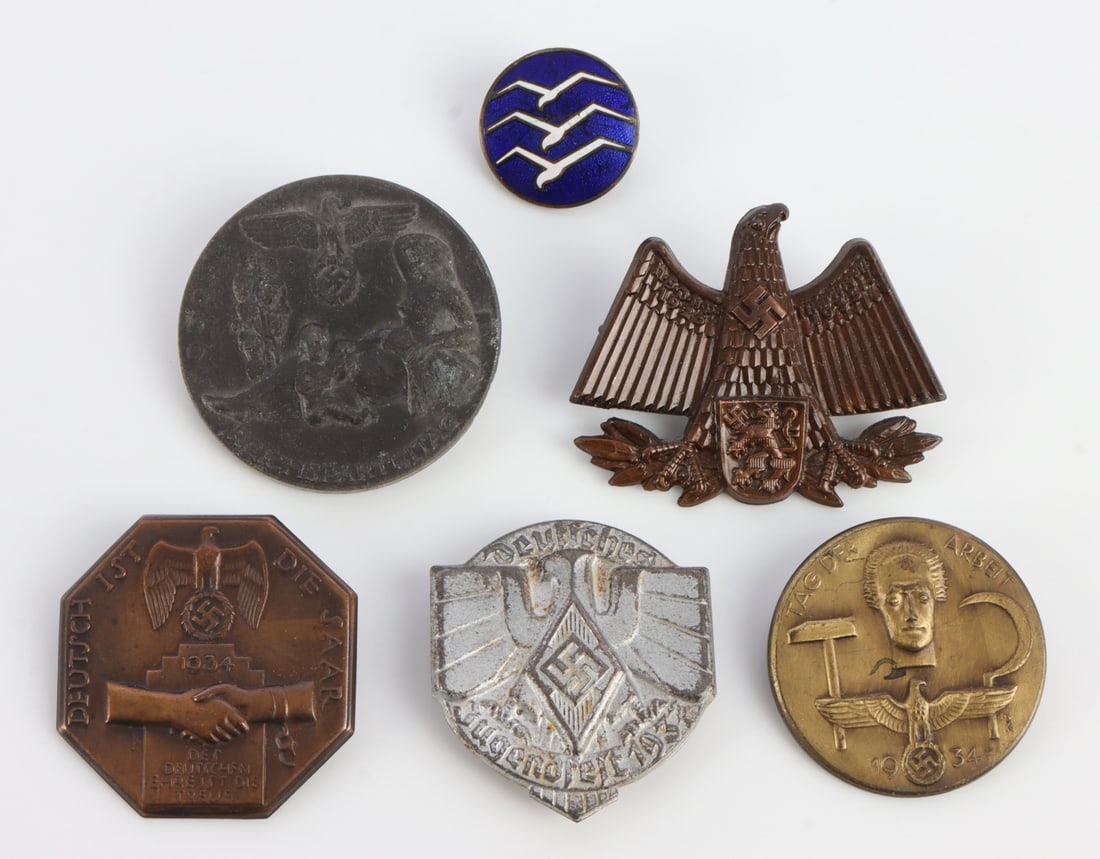 WWII GERMAN REICH TINNIE LOT 6: Good variety.