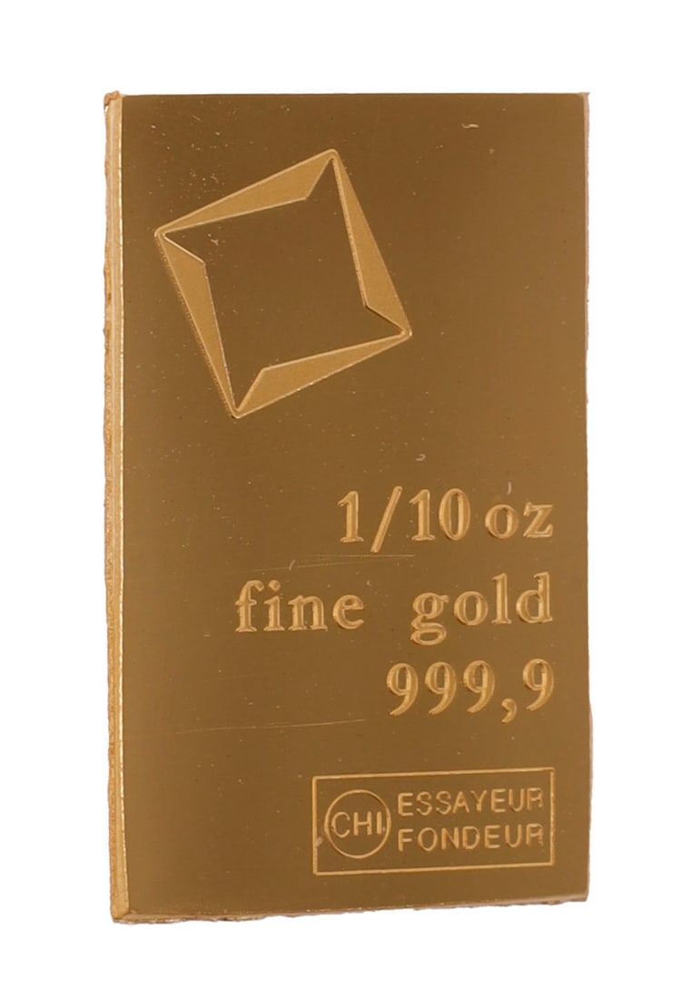 1/10 TROY OUNCE VALCAMBI SUISSE GOLD BAR (1 of 2)