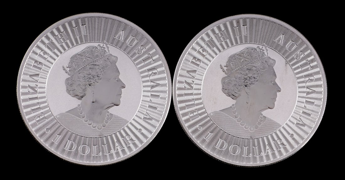2 ONE TROY OUNCE .999 SILVER AUSTRALIAN DOLLARS (1 of 2)