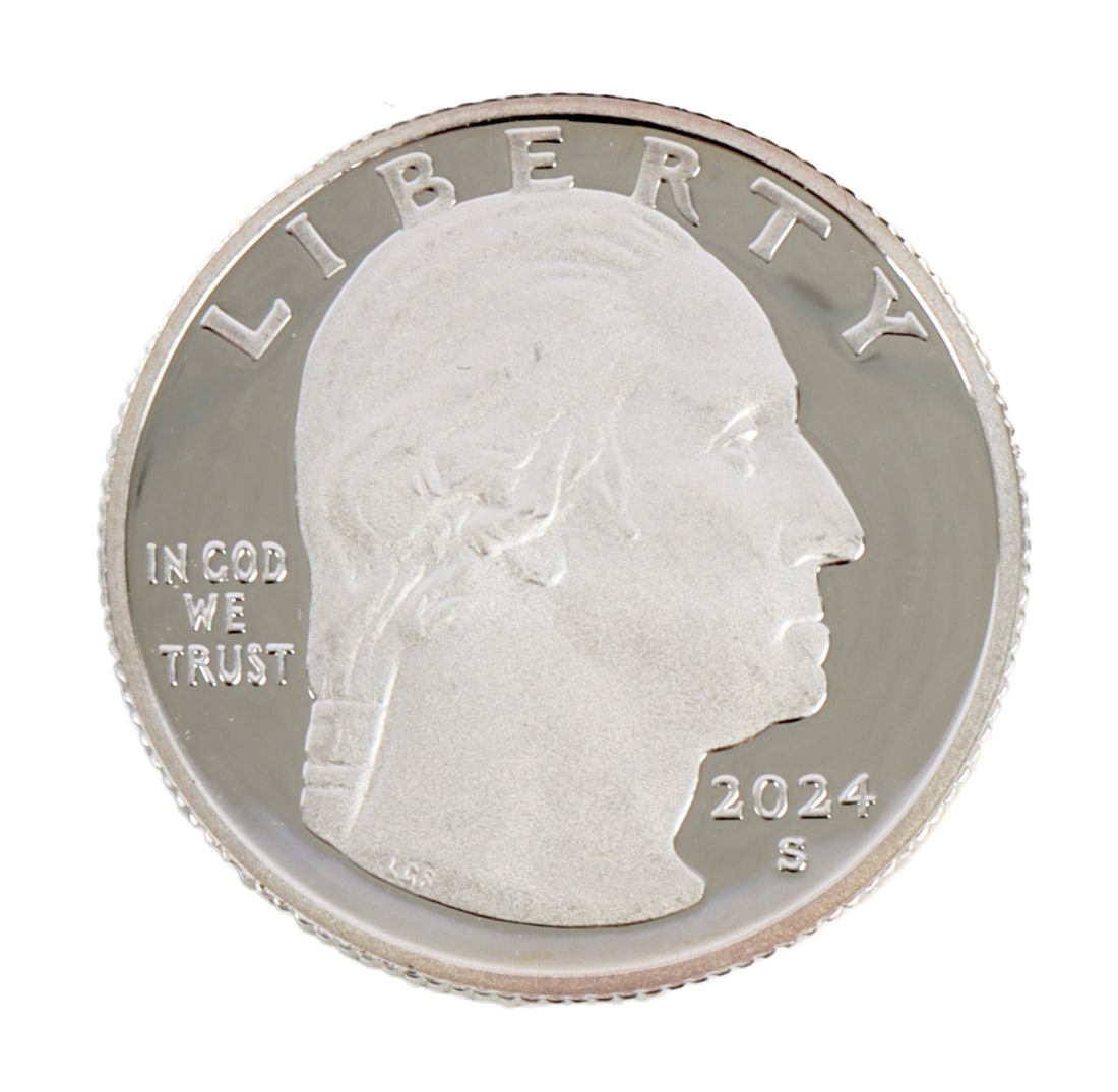 US PROOF 2024 .999 SILVER MARY EDWARDS QUARTER (1 of 2)