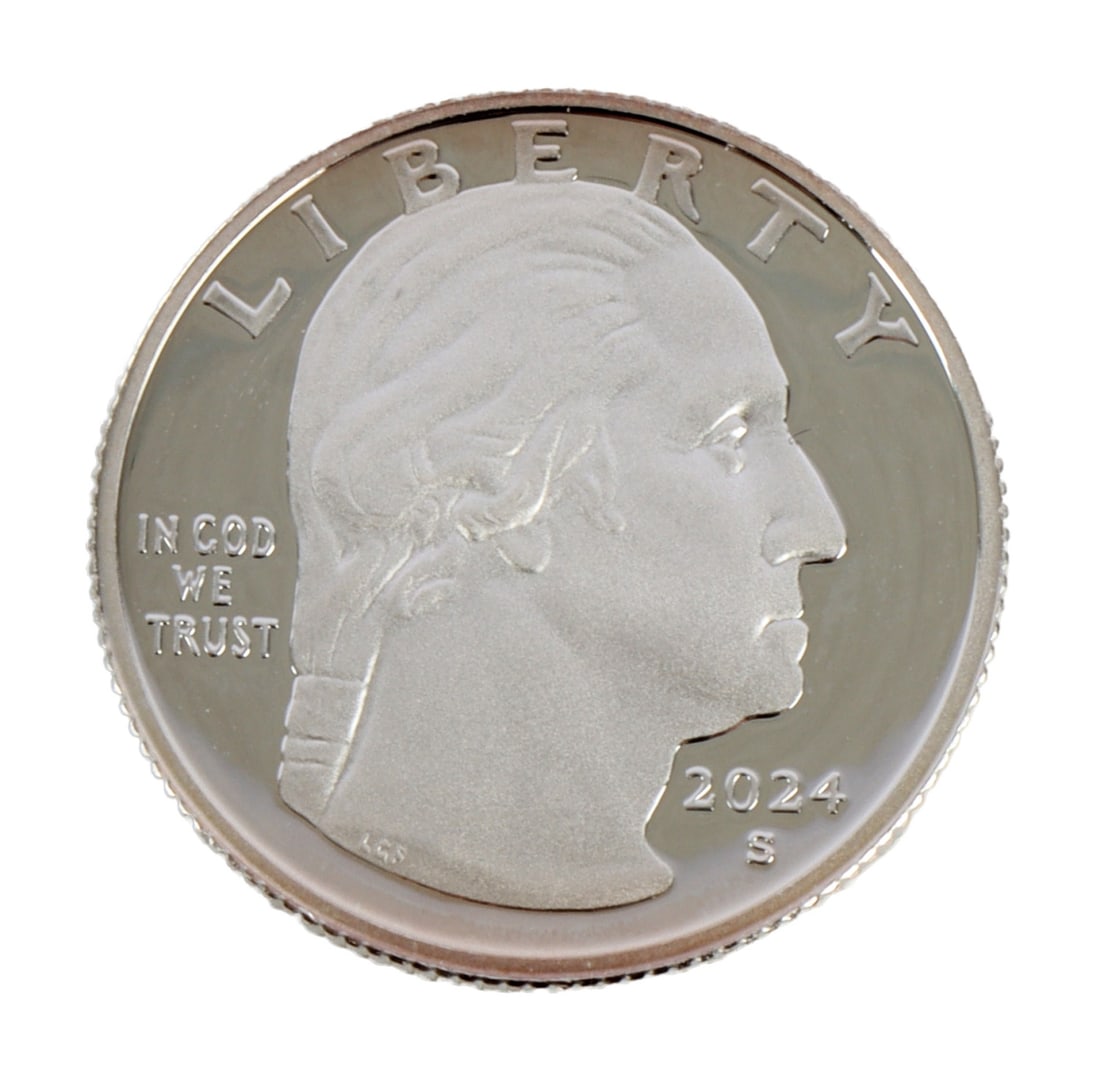 US PROOF 2024 .999 SILVER MARY WALKER QUARTER (1 of 2)