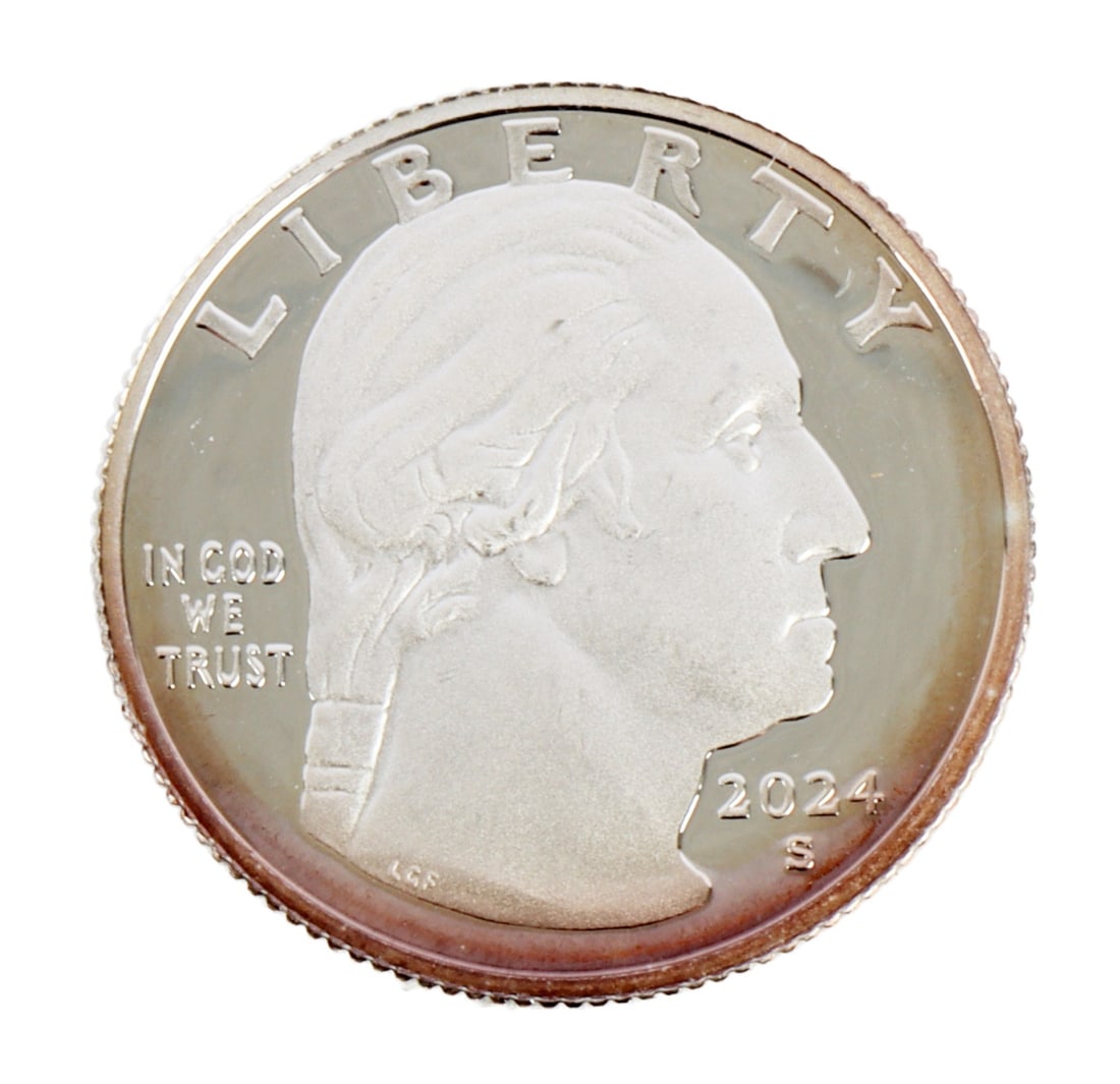 US PROOF 2024 .999 SILVER PATSY TAKEMOTO QUARTER (1 of 2)