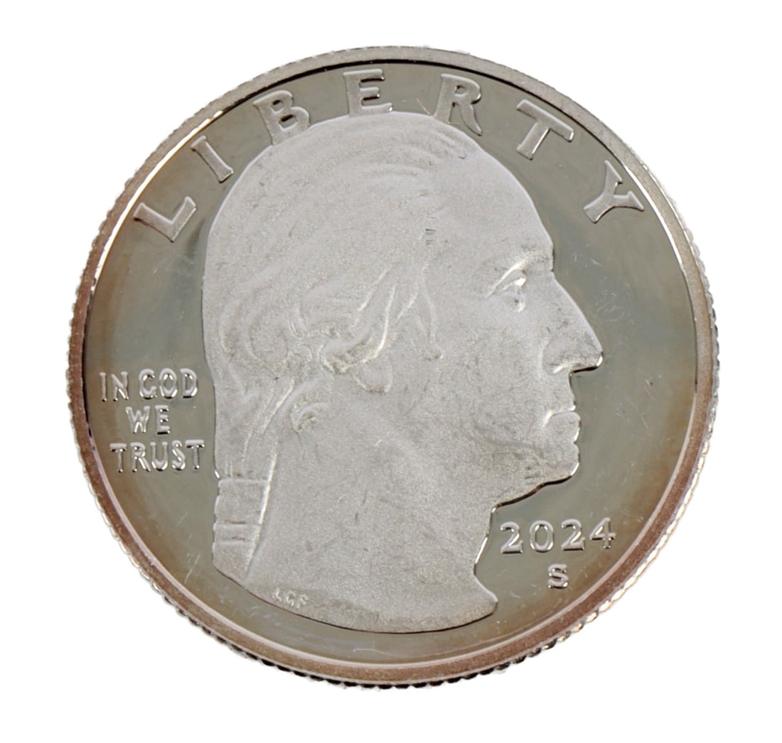 US PROOF 2024 .999 SILVER PAULI MURRAY QUARTER: .999 fine silver. This lot reserved at melt. || Payment & shipping: Accounts without purchase history must pay via Zelle, money order, cashier's check or wire transfer. Items will ship within 10 busin