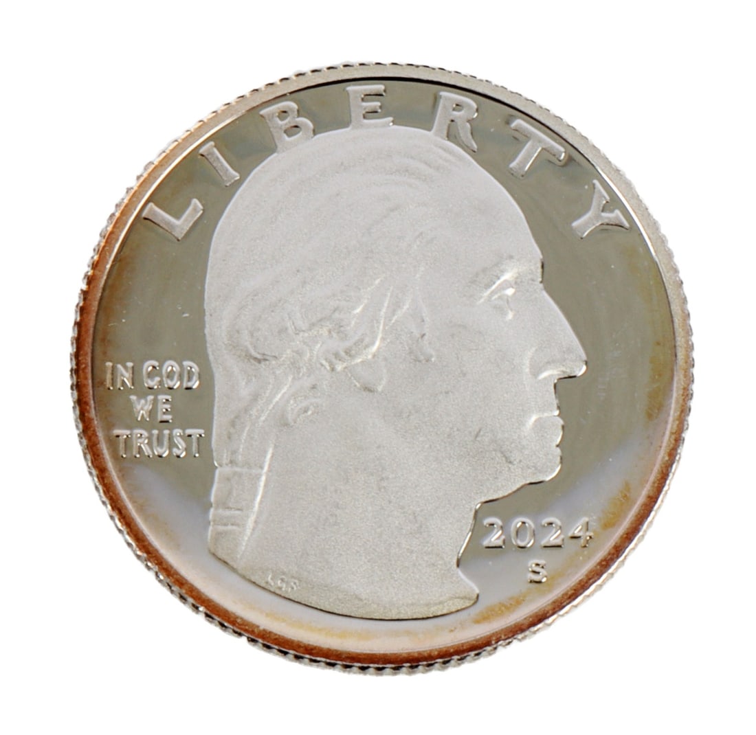 US PROOF 2024 .999 SILVER PAULI MURRAY QUARTER: .999 fine silver. This lot reserved at melt. || Payment & shipping: Accounts without purchase history must pay via Zelle, money order, cashier's check or wire transfer. Items will ship within 10 busin