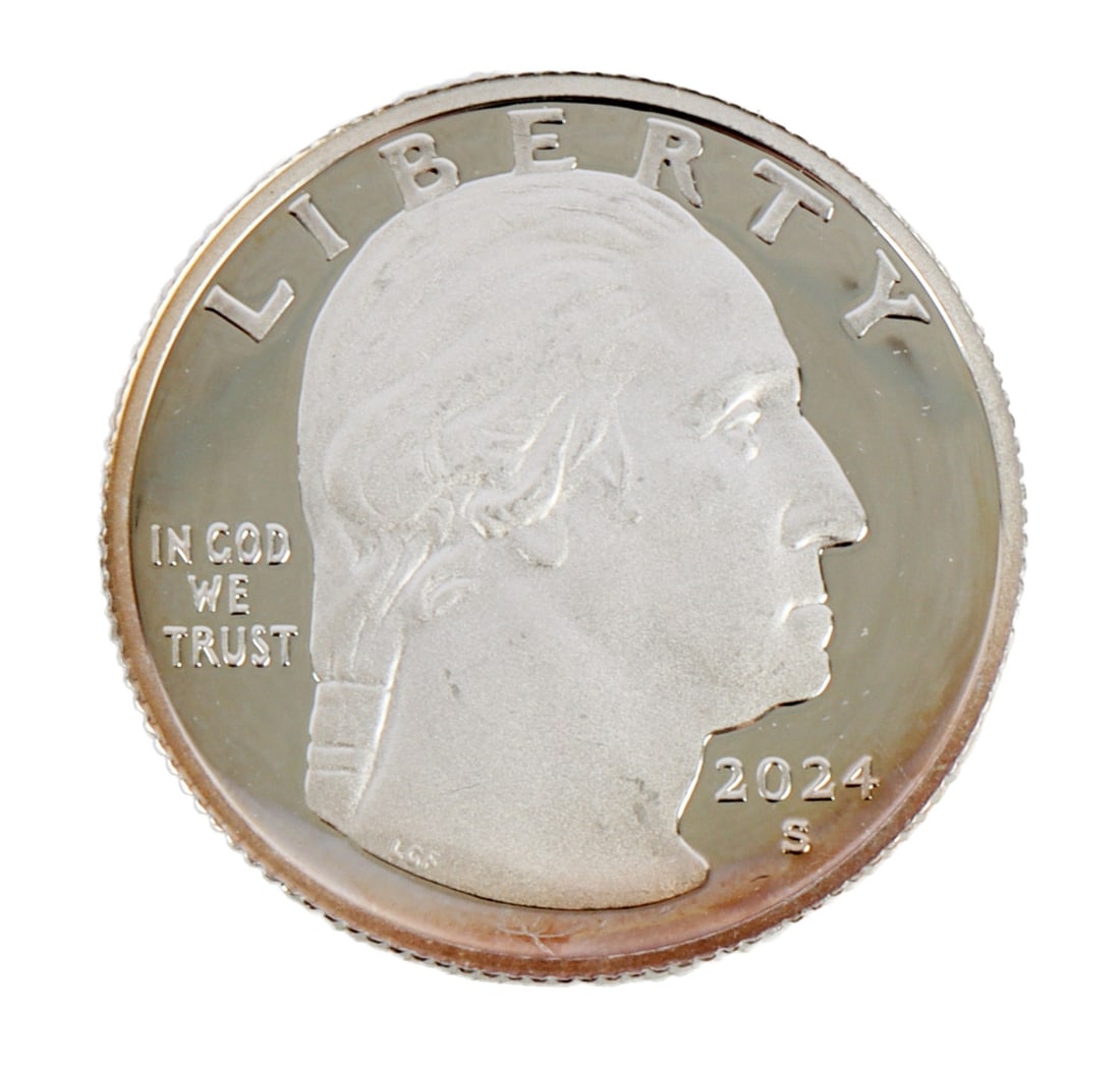 US PROOF 2024 .999 SILVER PAULI MURRAY QUARTER: .999 fine silver. This lot reserved at melt. || Payment & shipping: Accounts without purchase history must pay via Zelle, money order, cashier's check or wire transfer. Items will ship within 10 busin