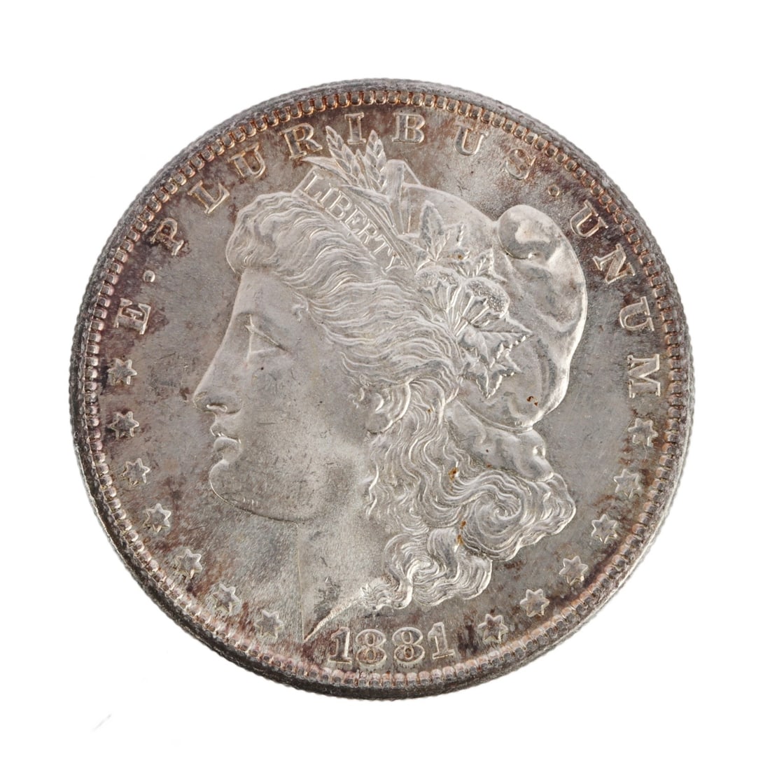 ONE US SILVER MORGAN DOLLAR 1881 SAN FRANCISCO (1 of 3)