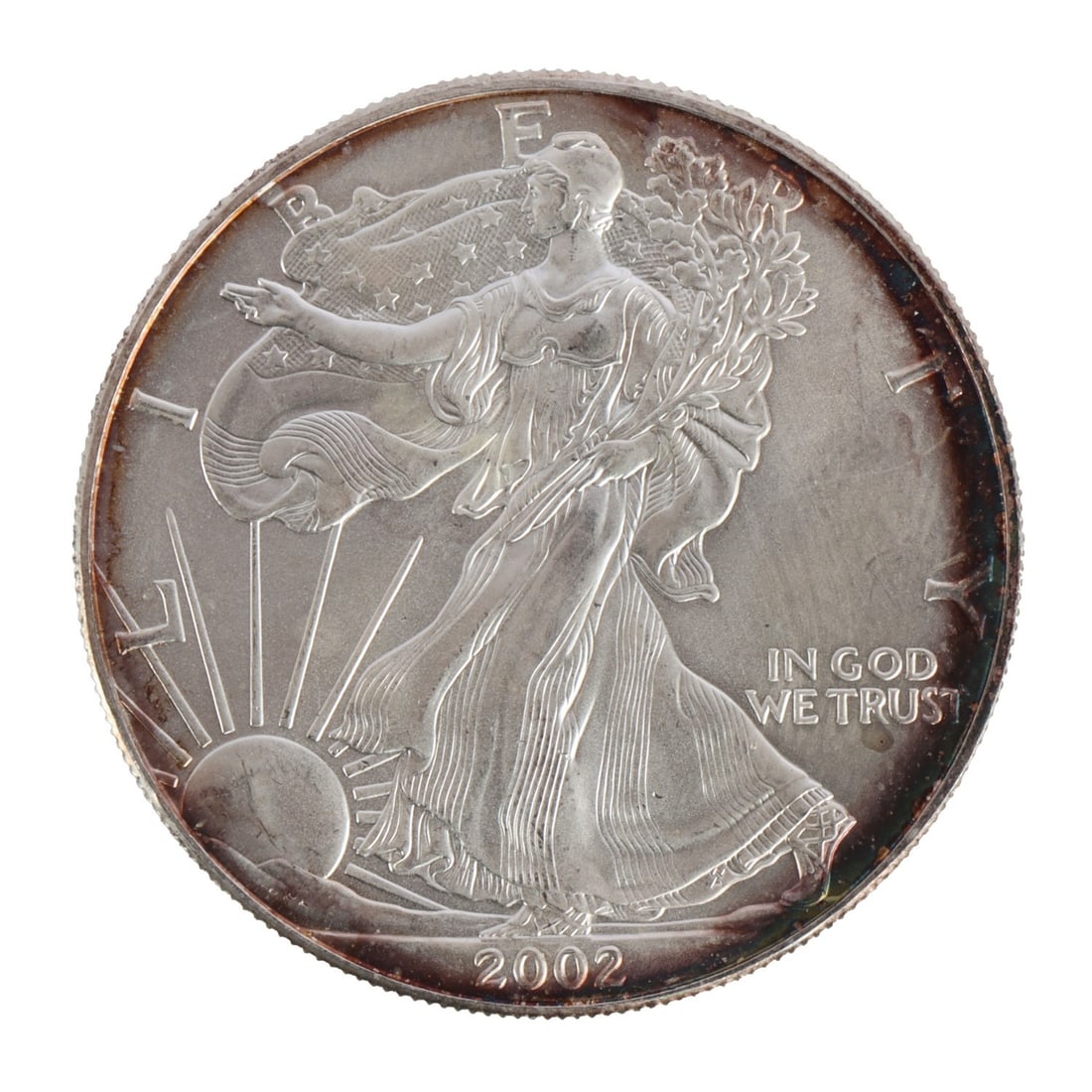 ONE US SILVER EAGLE 1 OZT .999 FINE SILVER COIN (1 of 2)