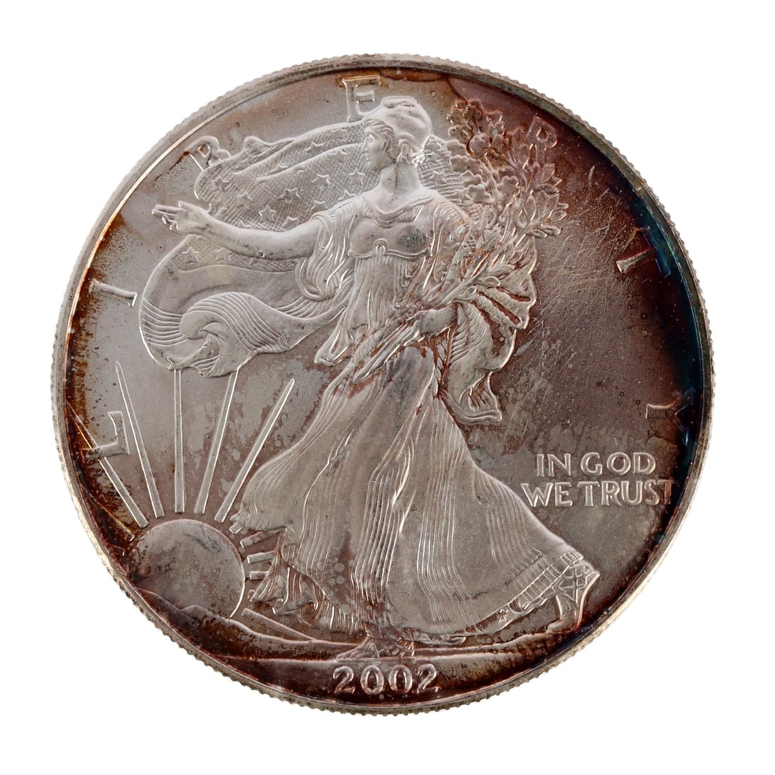 ONE US SILVER EAGLE 1 OZT .999 FINE SILVER COIN (1 of 2)