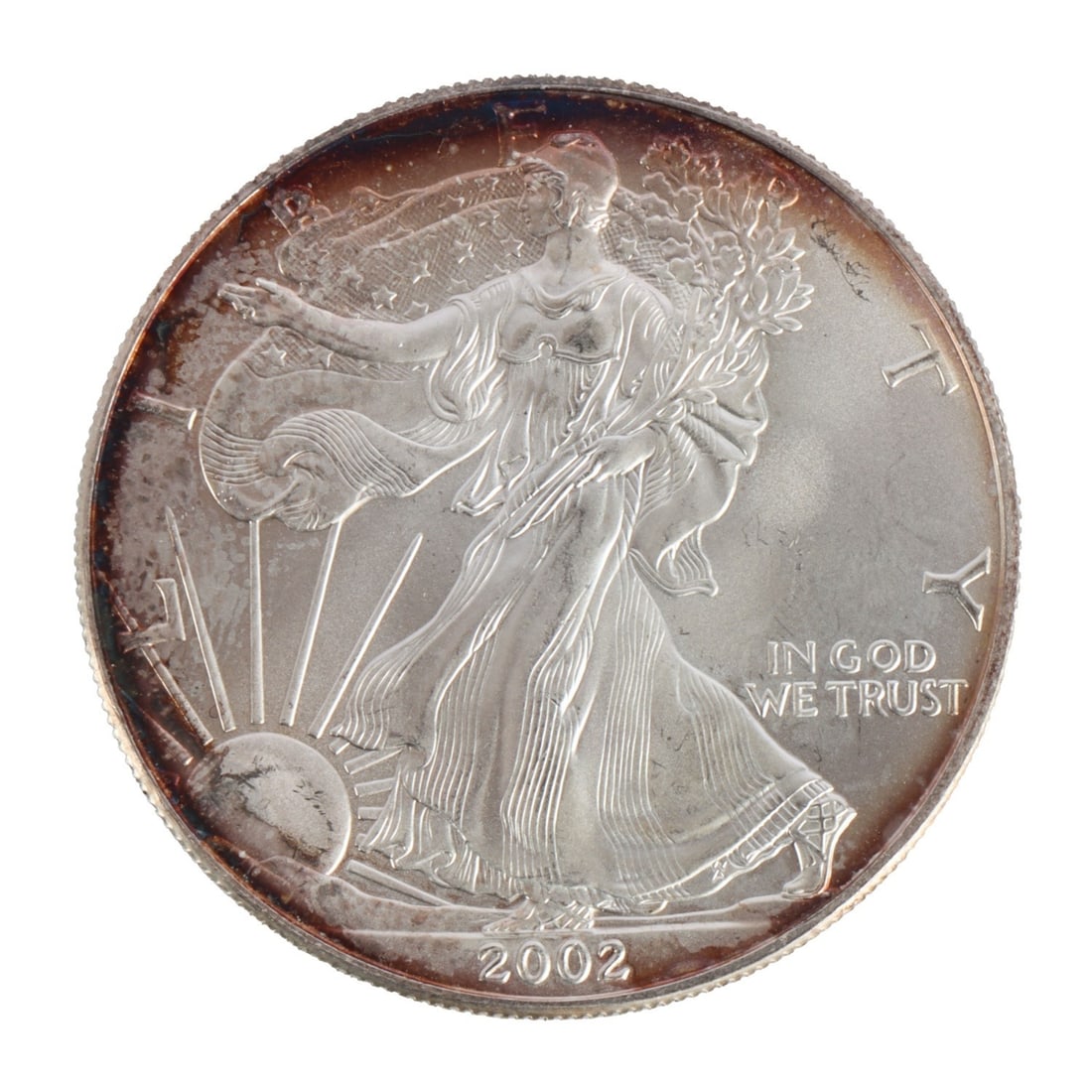 ONE US SILVER EAGLE 1 OZT .999 FINE SILVER COIN (1 of 2)