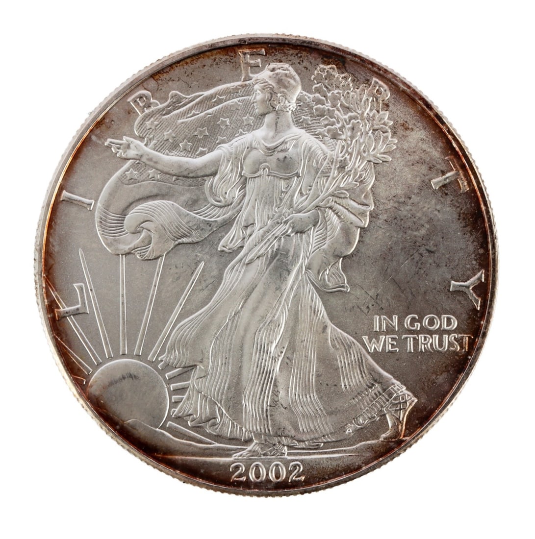 ONE US SILVER EAGLE 1 OZT .999 FINE SILVER COIN (1 of 2)