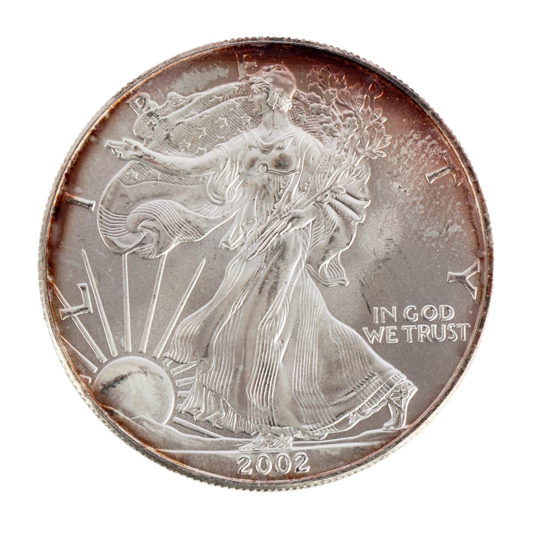 ONE US SILVER EAGLE 1 OZT .999 FINE SILVER COIN (1 of 2)