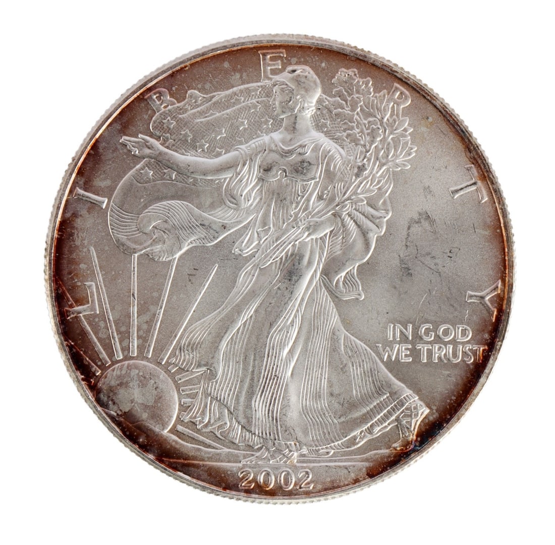 ONE US SILVER EAGLE 1 OZT .999 FINE SILVER COIN (1 of 2)