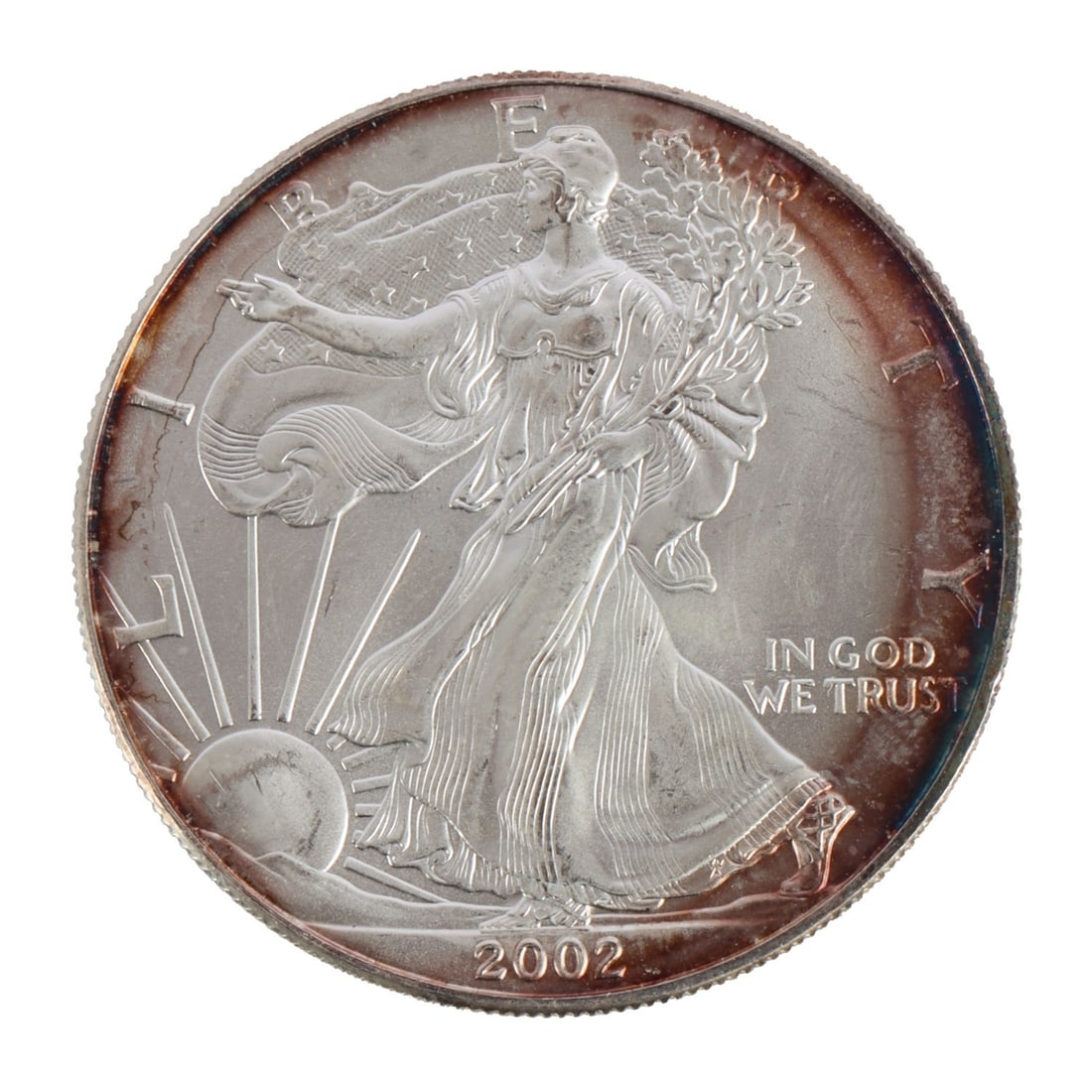 ONE US SILVER EAGLE 1 OZT .999 FINE SILVER COIN: One .999 fine silver eagle. 1 ozt. 1991. This lot reserved at melt. || Payment & Shipping: Accounts without purchase history must pay via Zelle, money order, cashier's check or wire transfer. Items