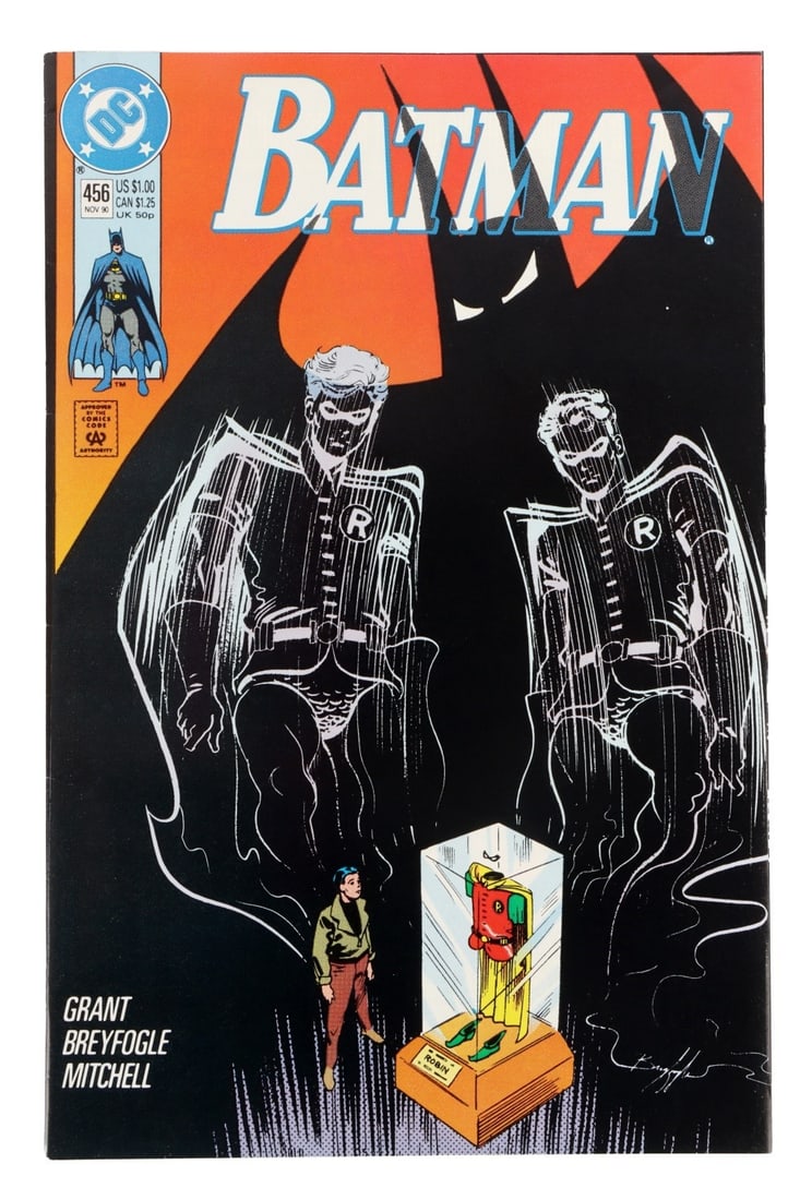 BATMAN #456 FROM DC COMICS: An issue of Batman #456 from DC Comics.