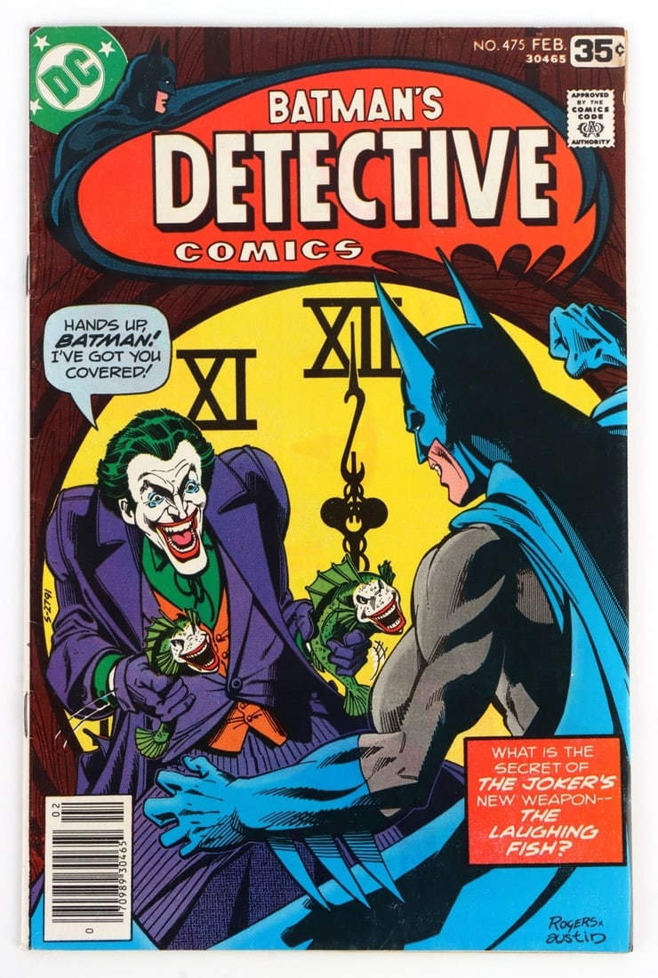 DETECTIVE COMICS #475 LAUGHING FISH (1 of 4)