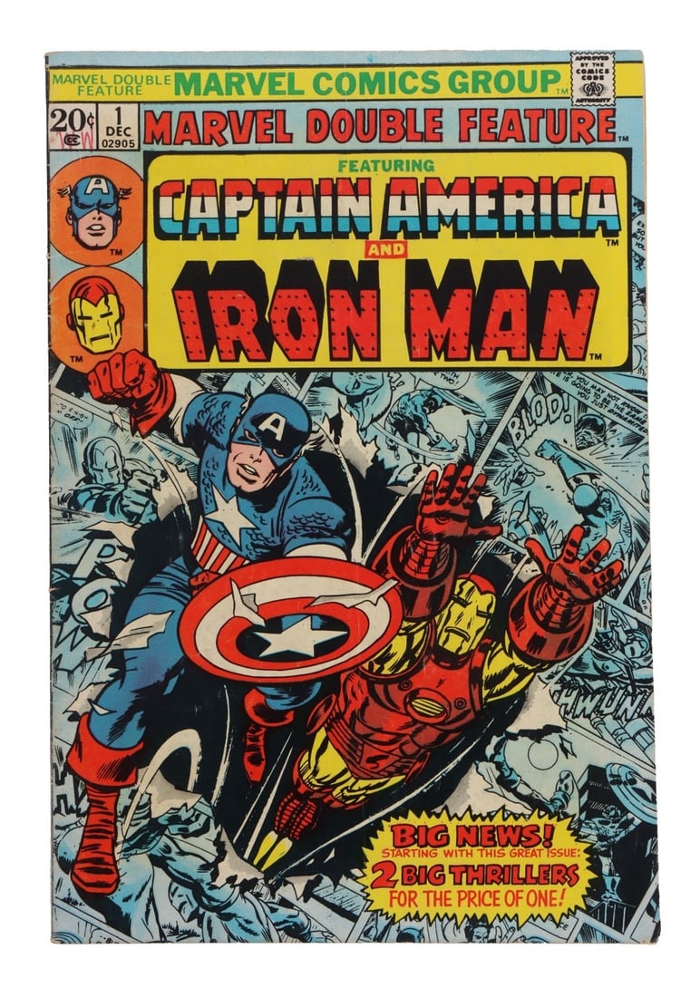 MARVEL DOUBLE FEATURE CAPTAIN AMERICA & IRON MAN (1 of 4)