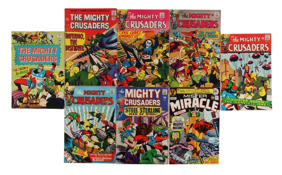 MIGHTY CRUSADERS COMPLETE RUN #1 THROUGH #7 (1 of 10)