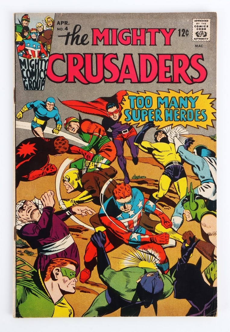 MIGHTY CRUSADERS COMPLETE RUN #1 THROUGH #7 - 6