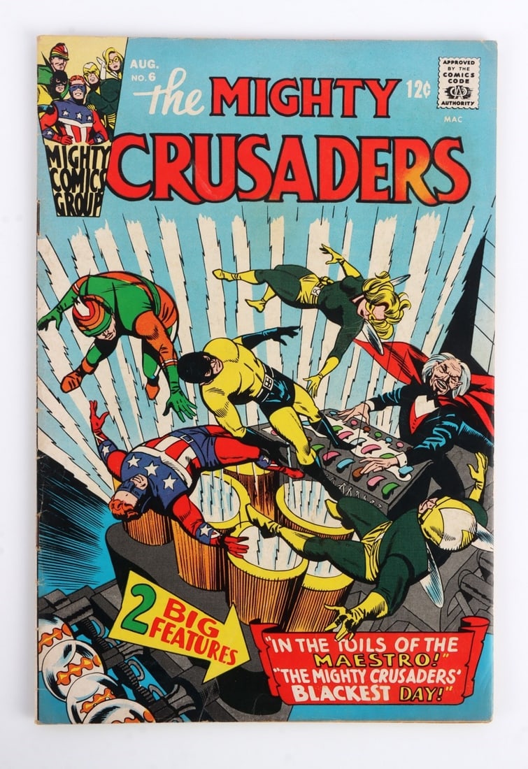 MIGHTY CRUSADERS COMPLETE RUN #1 THROUGH #7 - 8
